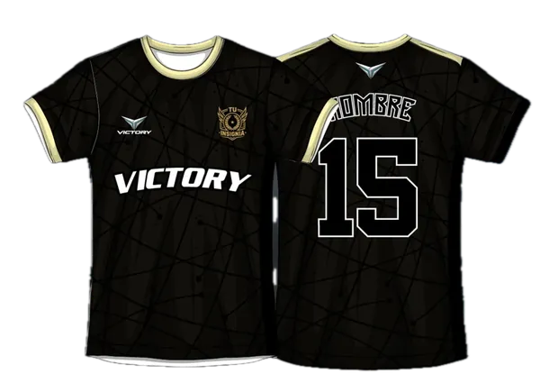 Camiseta Negro Crema