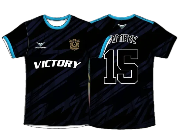 Camiseta Hombro Celeste