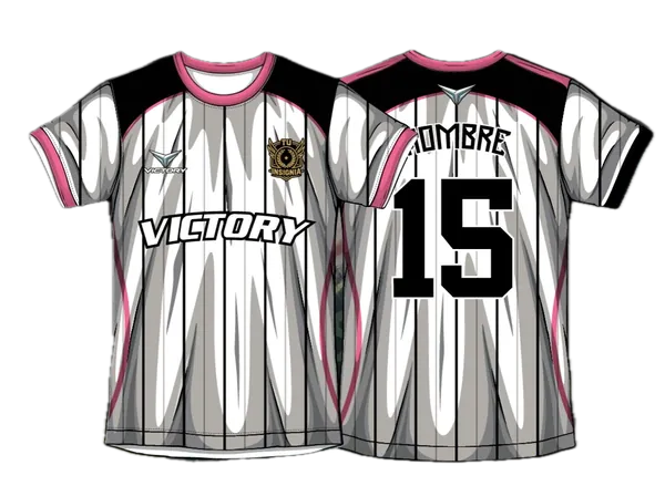 Camiseta Raya Fina Rosa