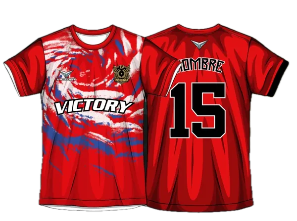 Camiseta Remolino Rojo