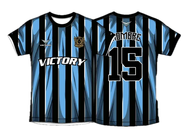 Camiseta Franjas Celestes